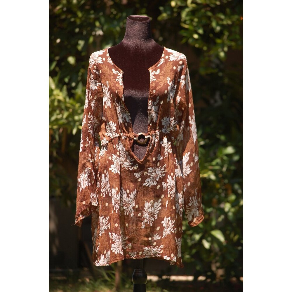 Sun N Sand Sheer Floral Cover
